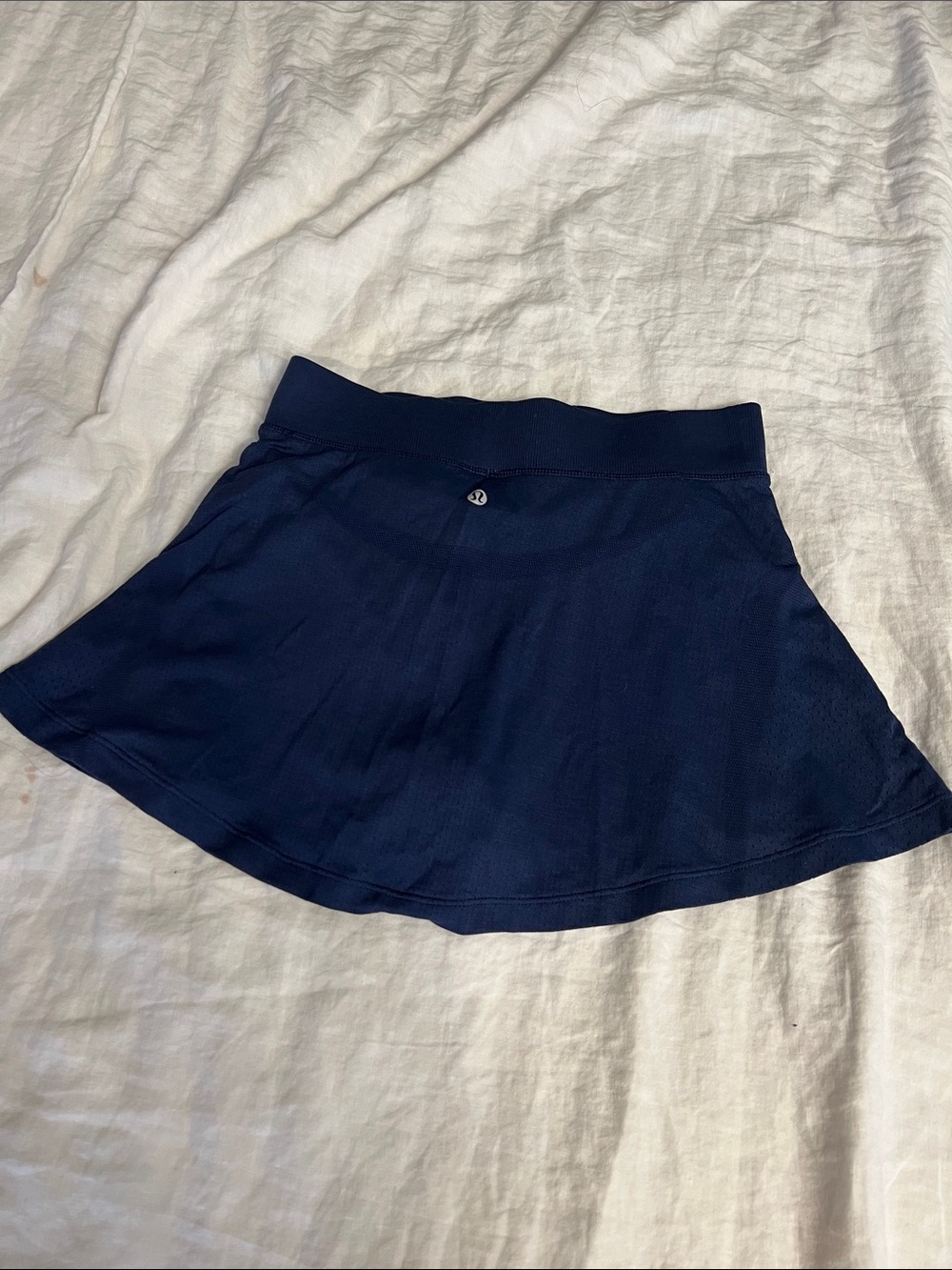 lululemon athletica Navy Blue Circle Tennis Skirt Shorts 6